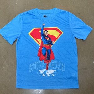 DC Comics Light Blue Superman Logo Shirt